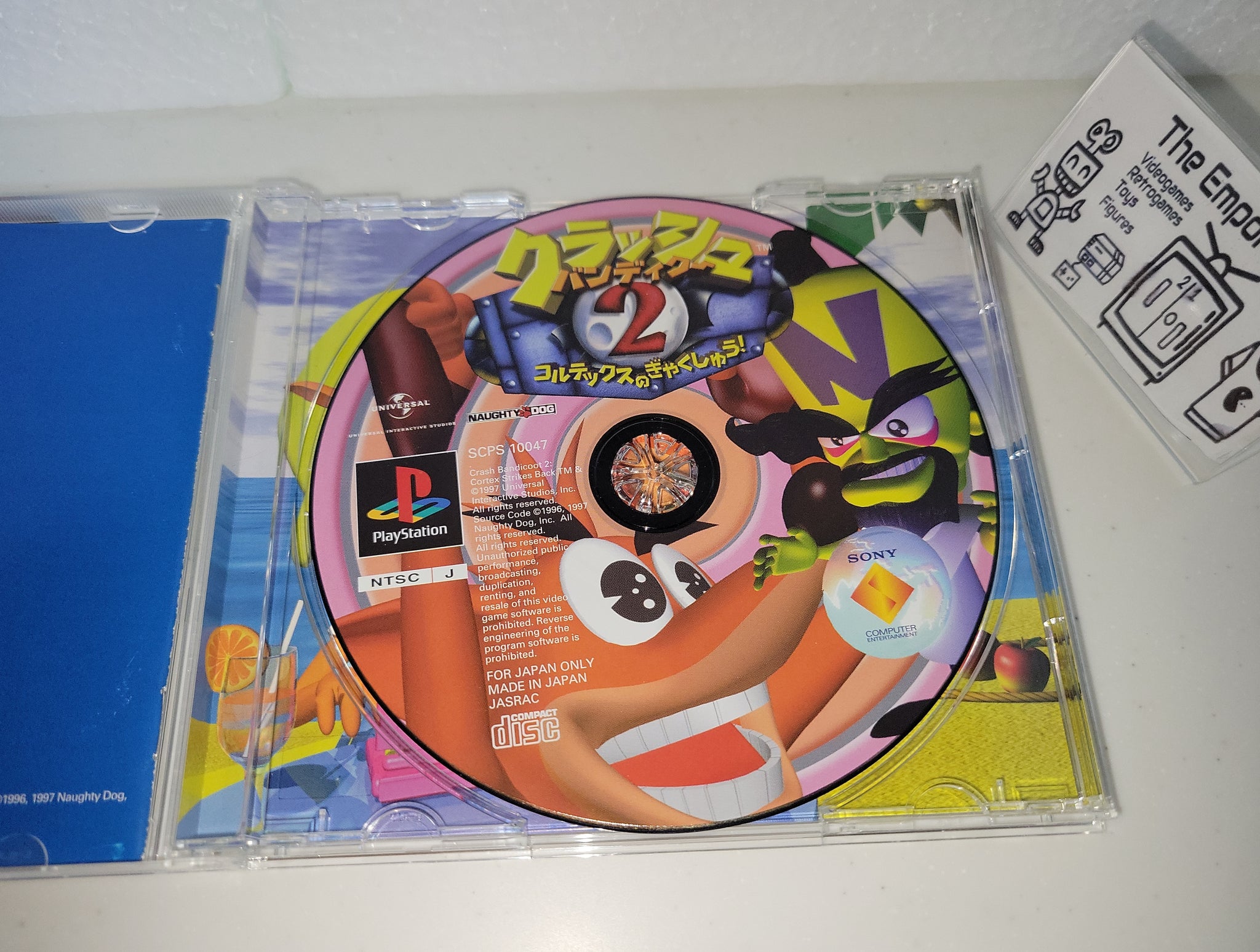 Crash Bandicoot 2 Cortex Strikes Back Sony PS1 Playstation The Emporium RetroGames and Toys