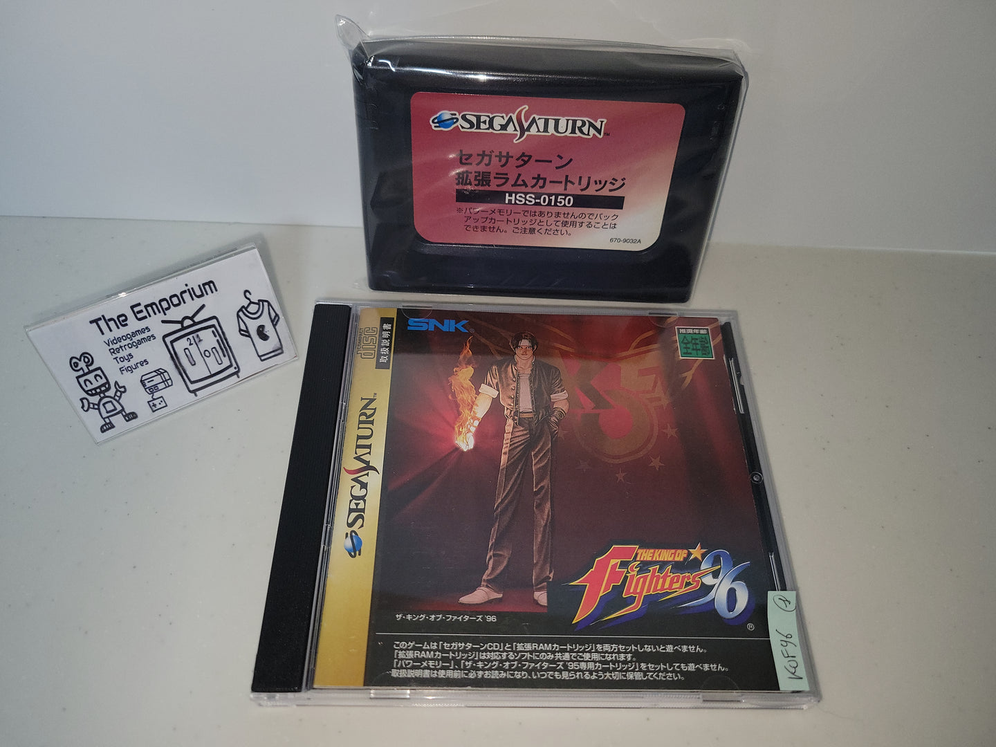 The King of Fighters '96 (w/ 1MB RAM Cart) - Sega Saturn sat stn