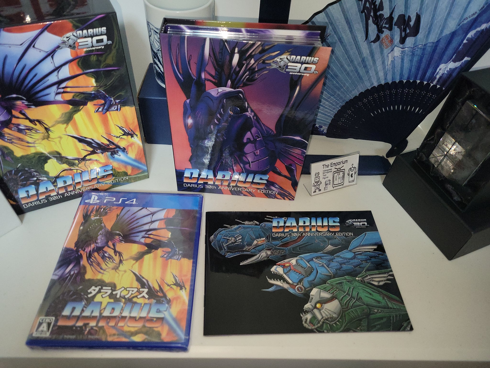 Darius 30th Anniversary Edition Famitsu DX Pack 3D Crystal Set 