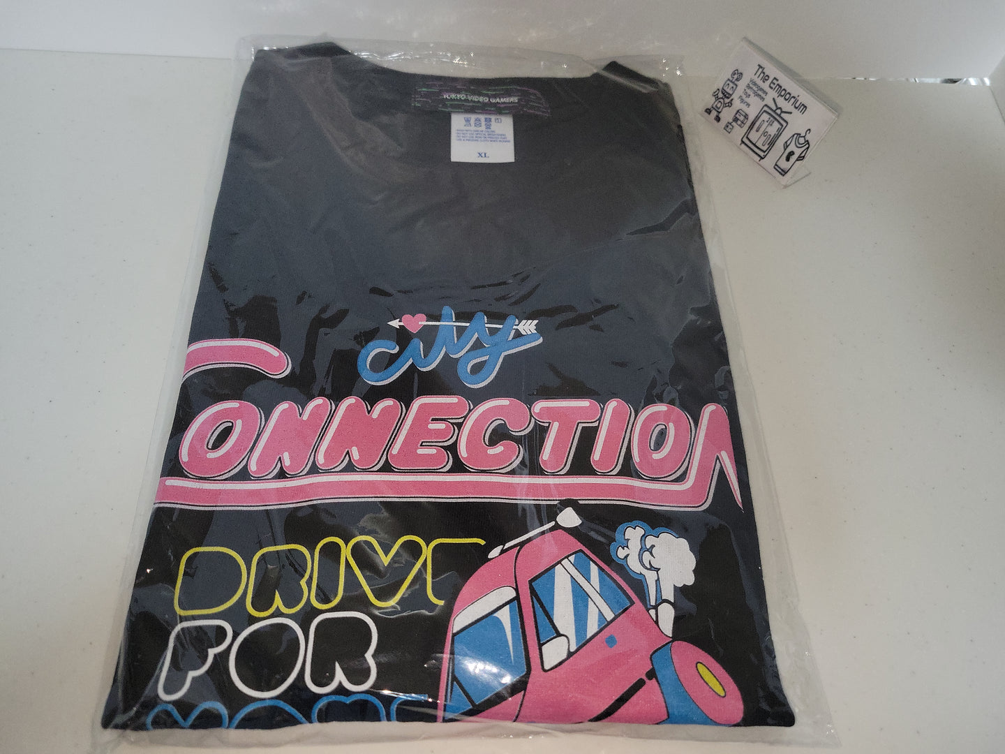 City Connection T-shirt -Black- XL Size - clothing shirts apparel