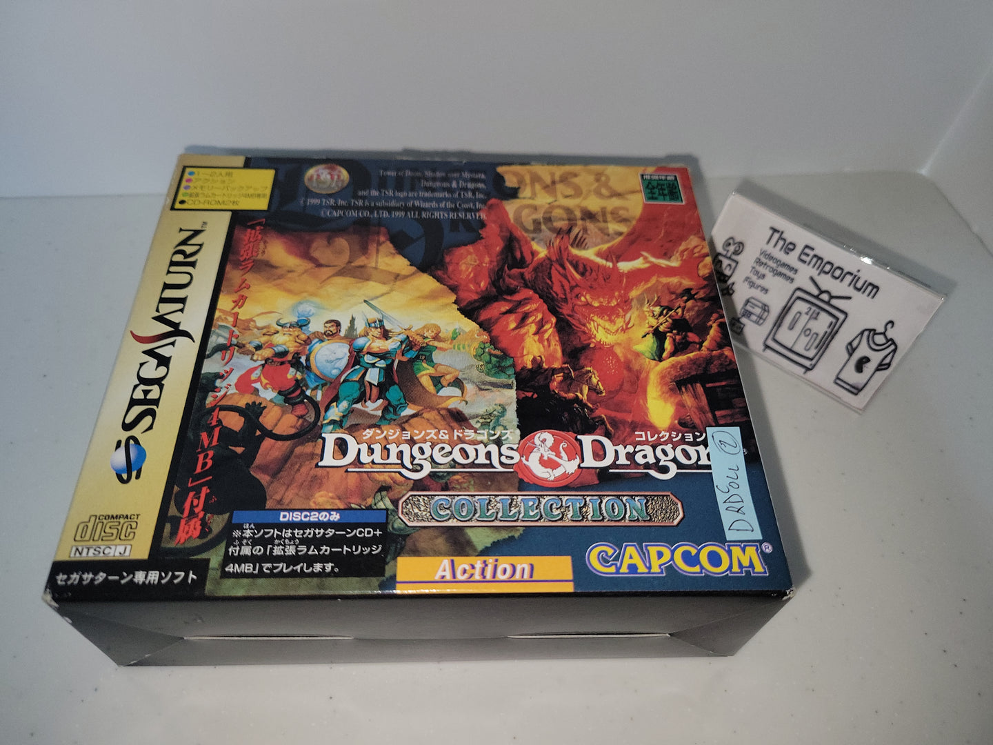 Dungeons & Dragons Collection (w/4MB RAM Cart) - Sega Saturn sat stn