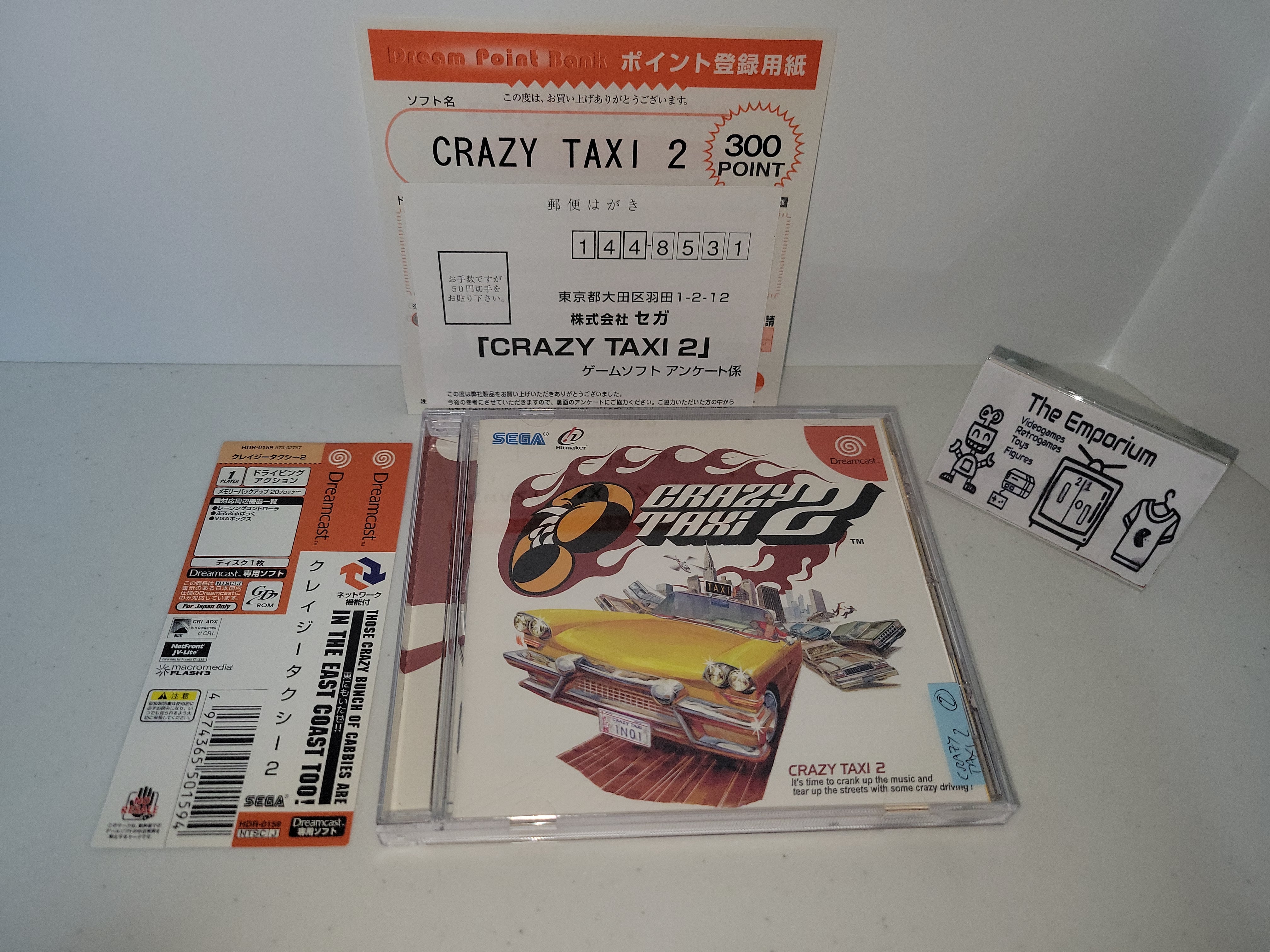 Crazy Taxi 2 - Sega Dreamcast - Version Japon NTSC-J - Bon état
