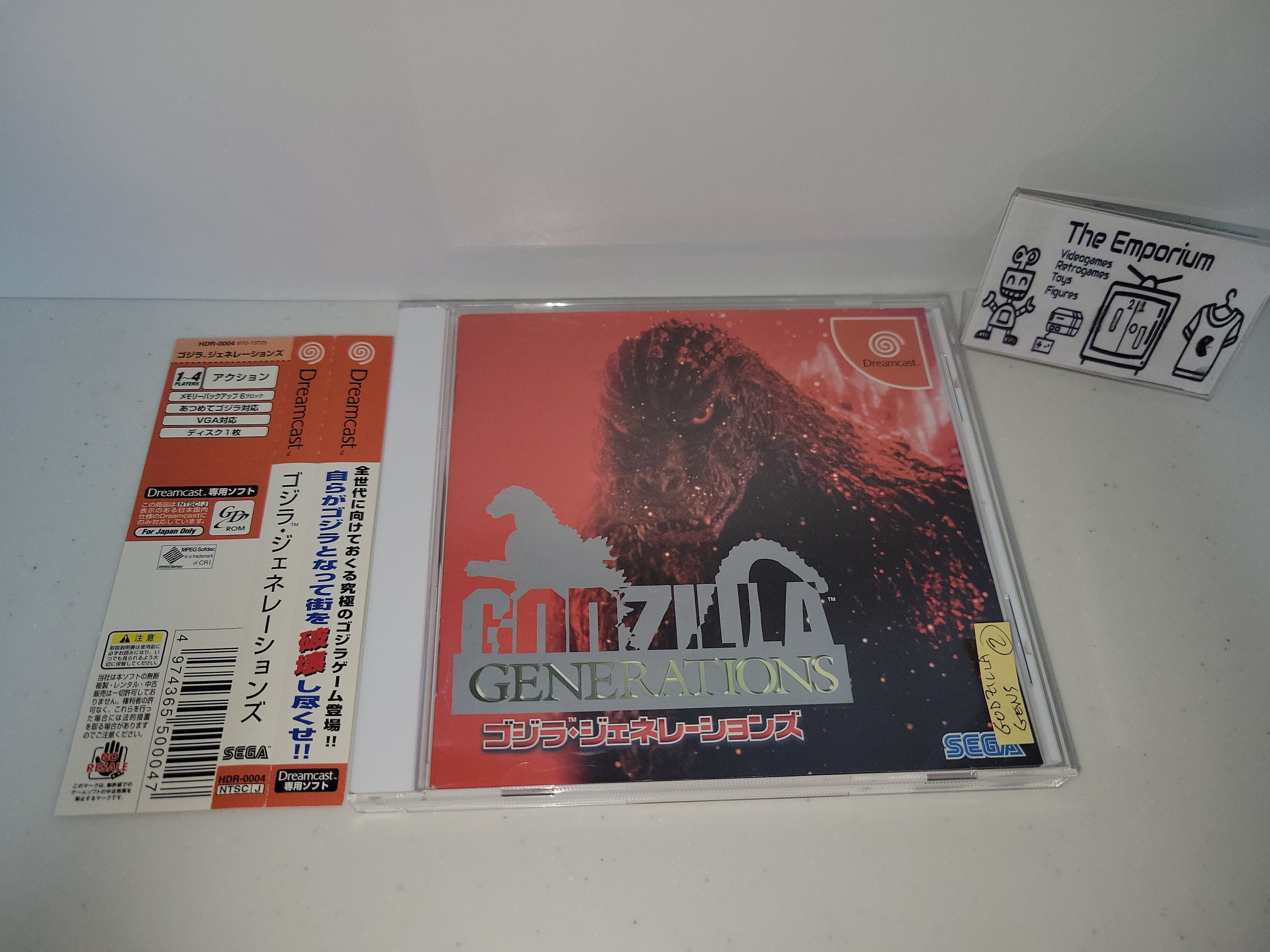 Godzilla Generations - Sega dc Dreamcast – The Emporium RetroGames and Toys