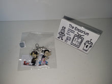 Load image into Gallery viewer, Game Center CX Swaying Keychain &quot;Abe &amp; Kibe&quot; - toy action figure gadgets
