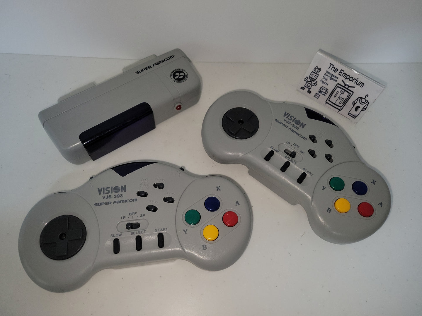 Konami VISION VJS-393 infrared control pads - Nintendo Sfc Super Famicom