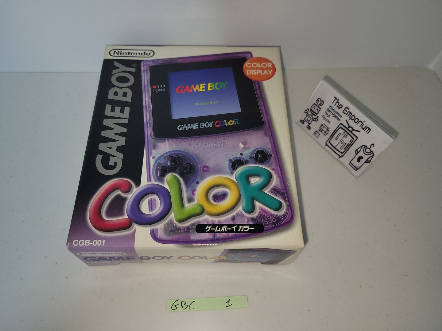 Game Boy Color (Clear Purple) - Nintendo GB GameBoy