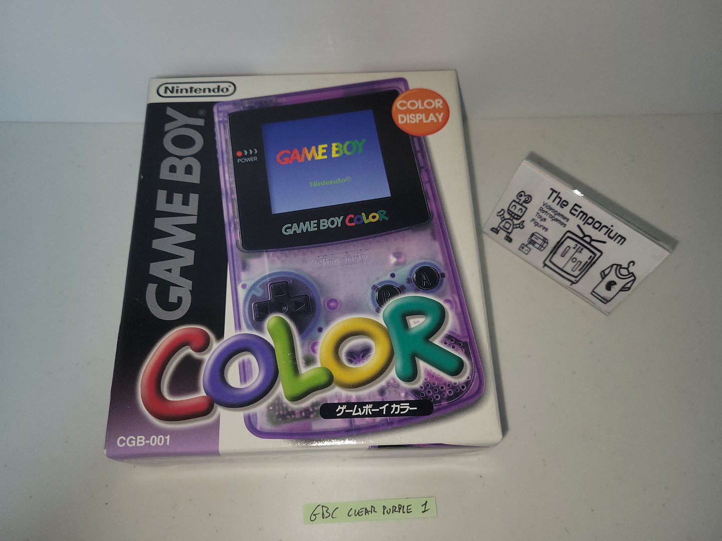 betsu - Game Boy Color (Clear Purple) - Nintendo GB GameBoy
