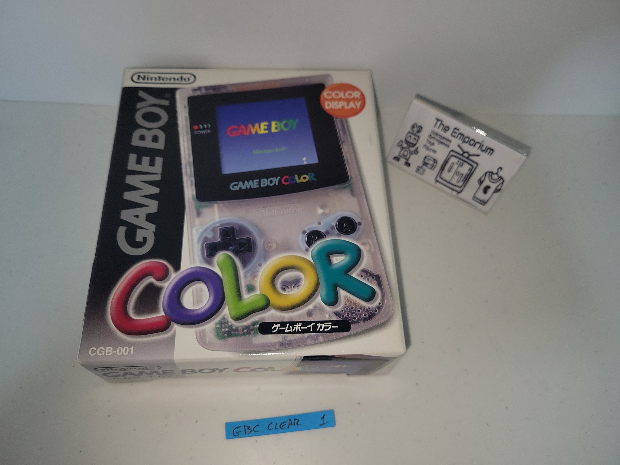 GameBoy Color Console -Clear- - Nintendo GB GameBoy – The GameBoy Color Console -Clear- - Nintendo GB GameBoy – The