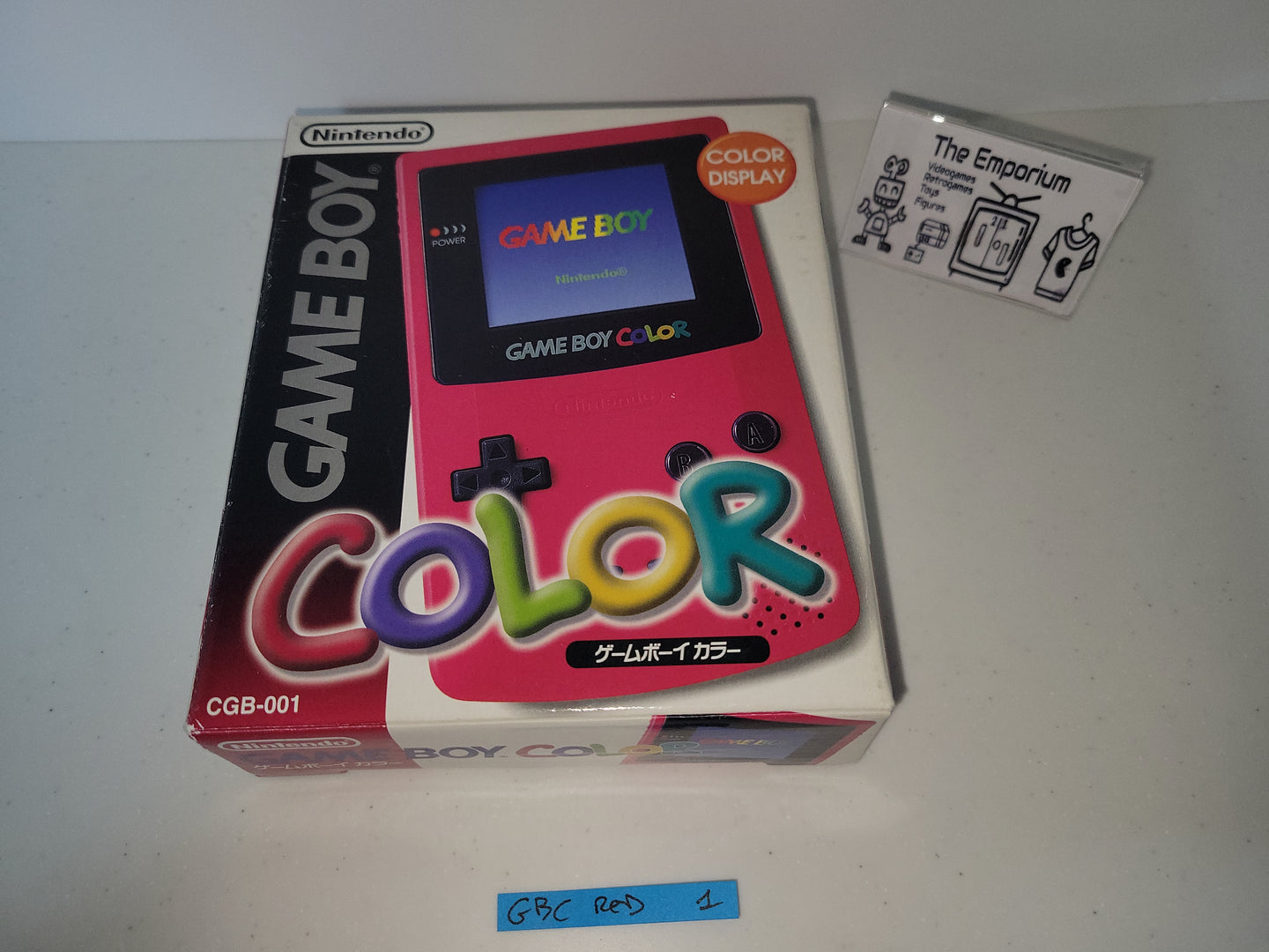 GameBoy Color Console -Red- - Nintendo GB GameBoy