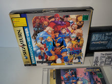 Load image into Gallery viewer, Xmen Vs Street Fighter + Marvel Super Heroes vs Street Fighter with RAM (RAM Pack Version) - Sega Saturn SegaSaturn
