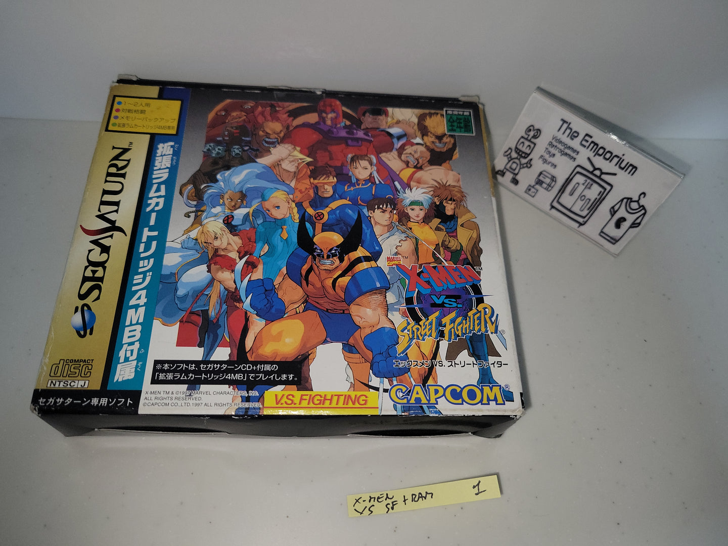 Xmen Vs Street Fighter  with RAM (RAM Pack Version) - Sega Saturn SegaSaturn