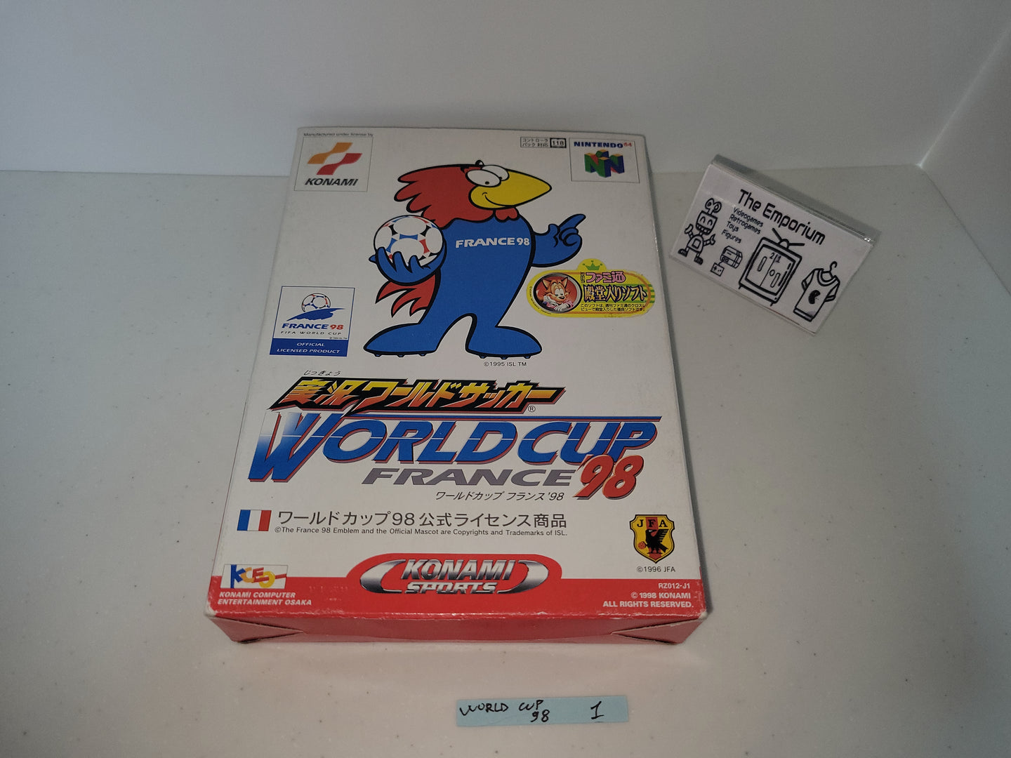 mario - Jikkyou World Soccer - World Cup France '98  - Nintendo64 N64 Nintendo 64