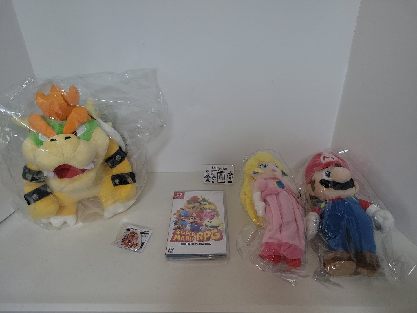 Super Mario RPG + 3 stuffed toys set - Nintendo Switch NSW
