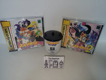 Load image into Gallery viewer, Slayer Royal 1+2+ Lina &amp; Naga teacups with lids Sofmap bonus - Sega Saturn sat stn

