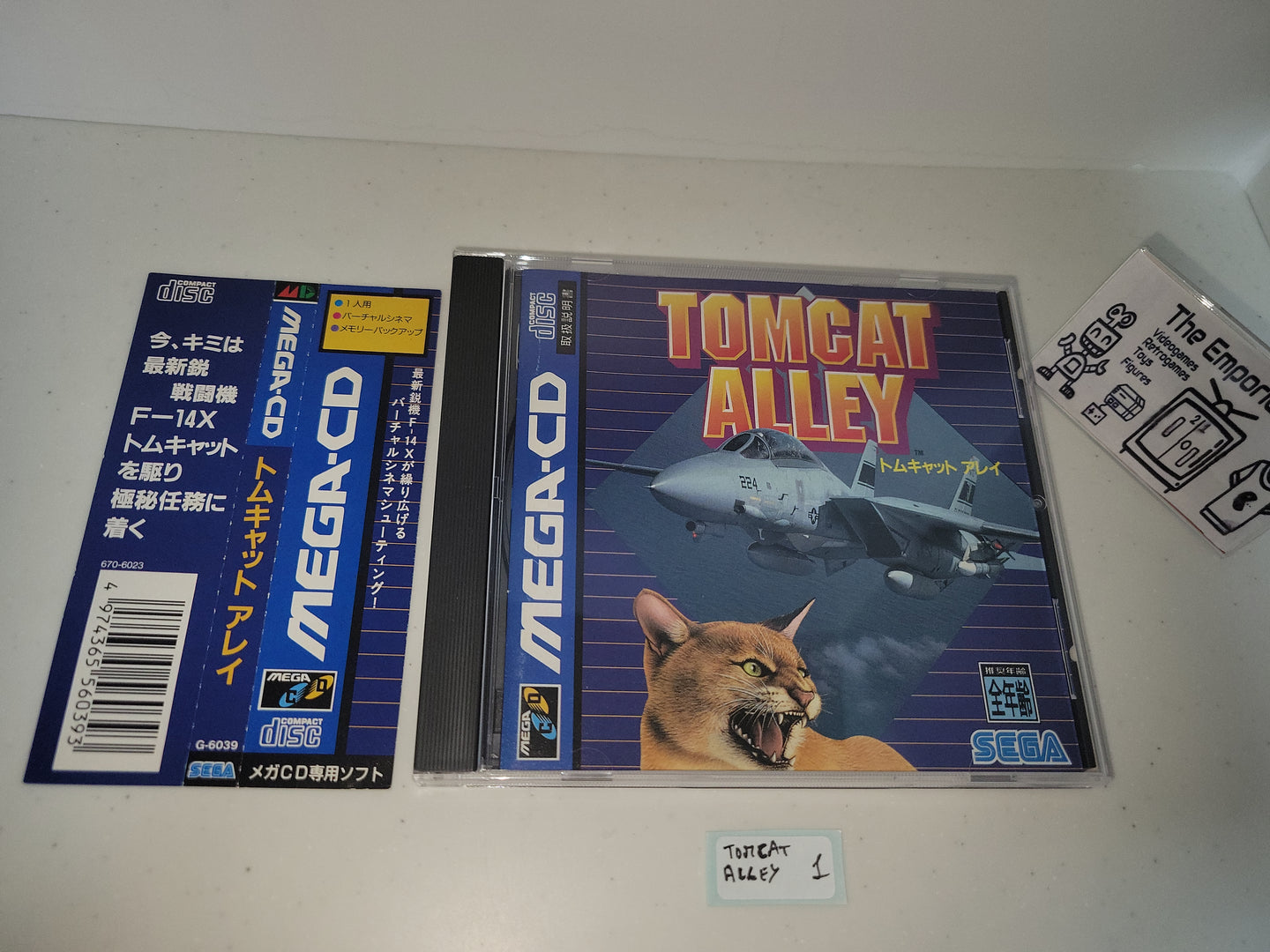 Tomcat Alley - Sega MCD MD MegaDrive Mega Cd