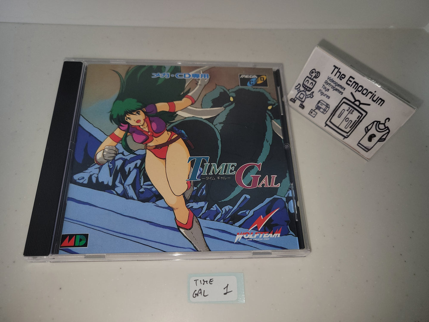 Time Gal - Sega MCD MD MegaDrive Mega Cd