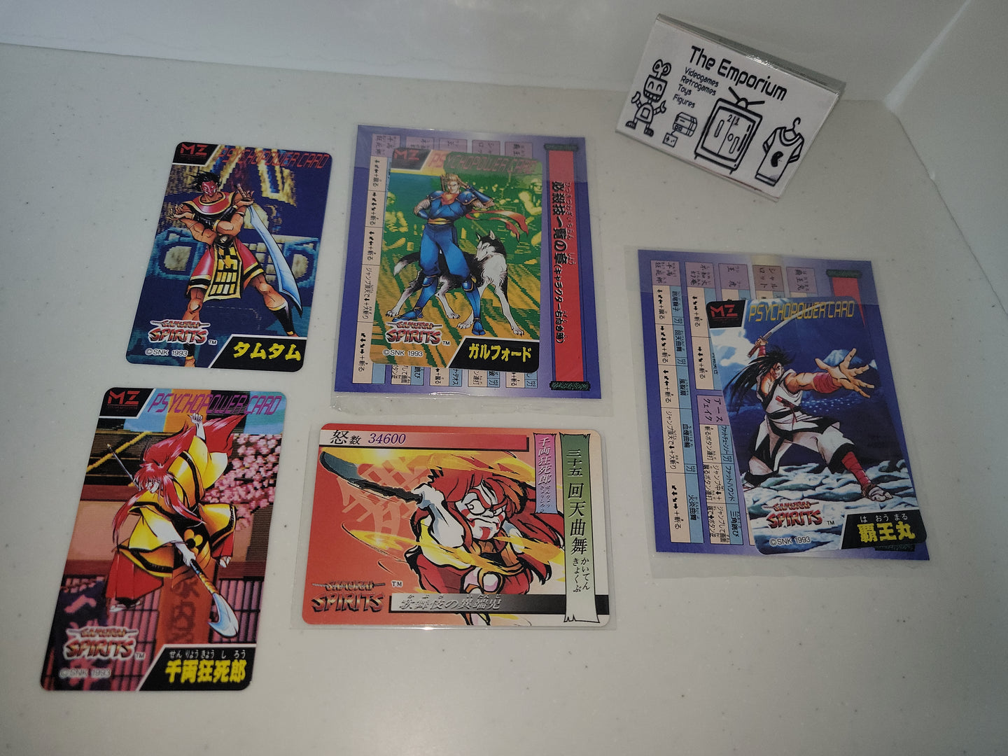 Game/collectible card “Samurai Spirits” GAMEST - toy action figure gadgets