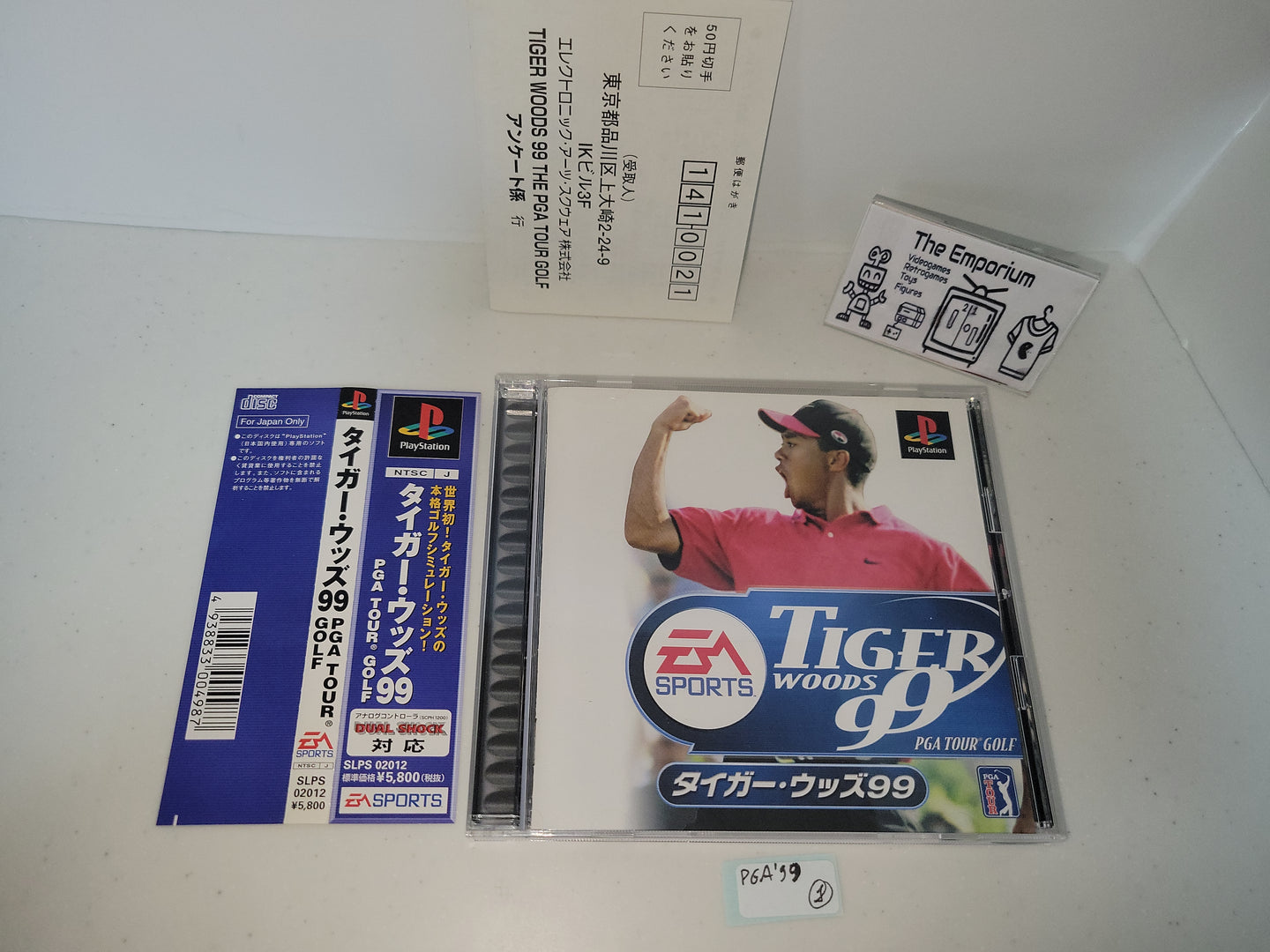 TIGER WOODS 99 PGA TOUR GOLF - Sony PS1 Playstation