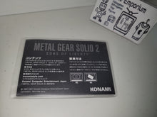Load image into Gallery viewer, Metal Gear Solid 2 pre release promo card/cd - toy action figure gadgets
