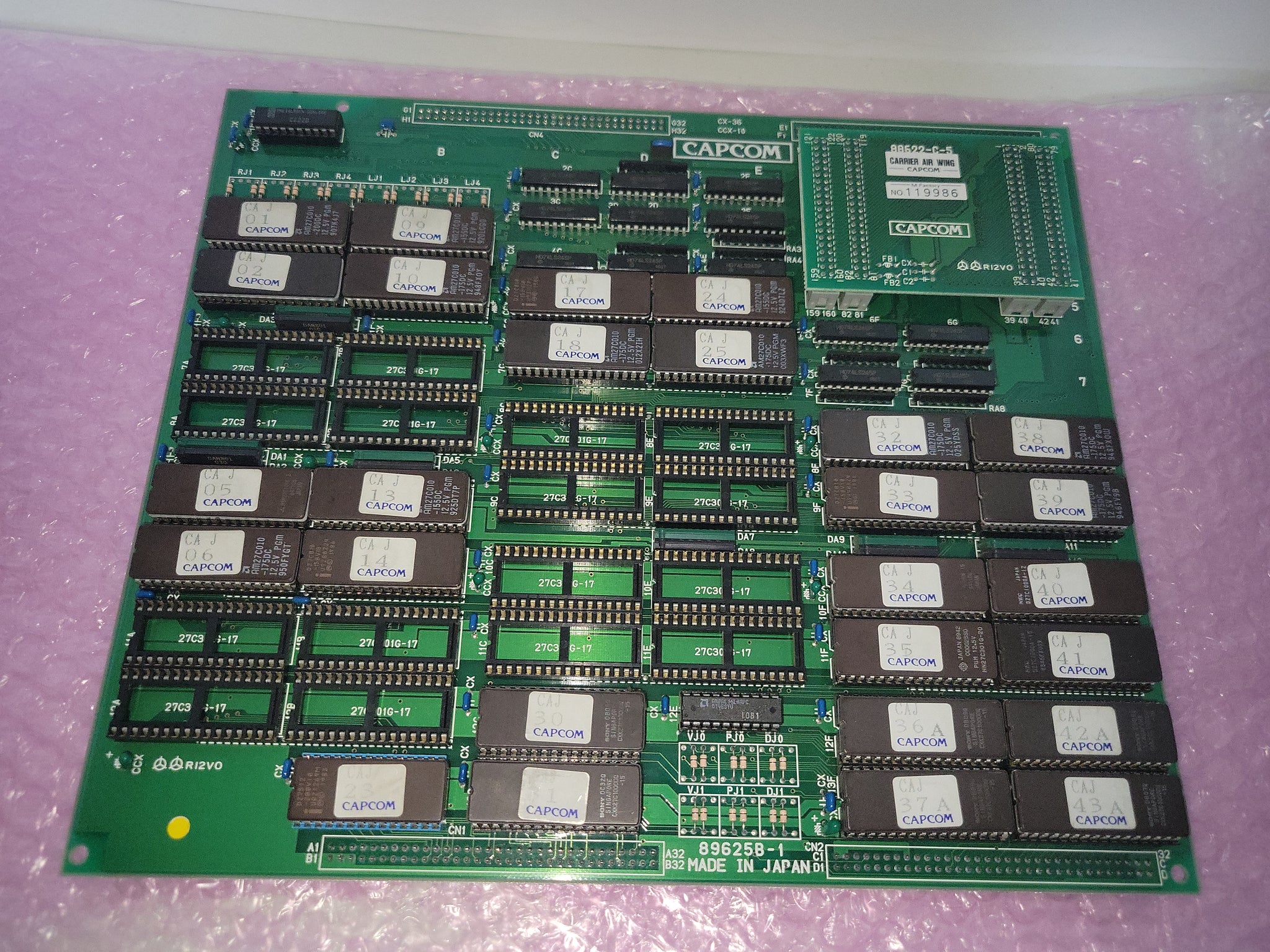 Capcom Cps1 Set (Cps1 Motherboard + 4 Games) - Arcade Pcb Capcom Cps1 Set (Cps1 Motherboard + 4 Games) - Arcade Pcb