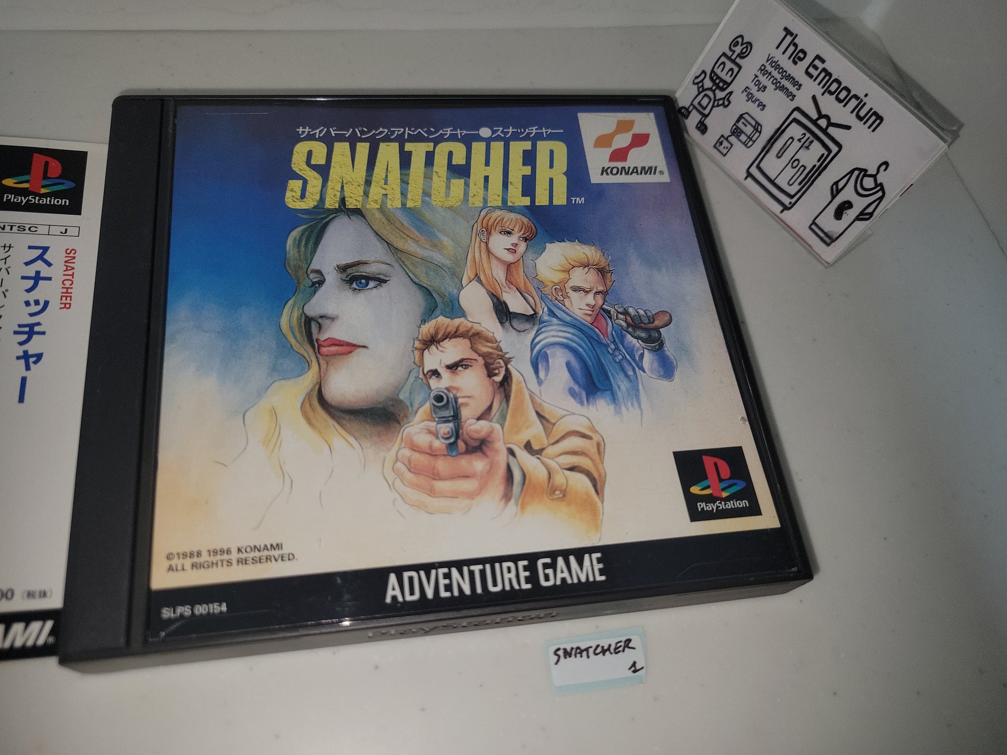 Snatcher Ps Snatcher - Sony PS1 Playstation – The Emporium RetroGaming Shop