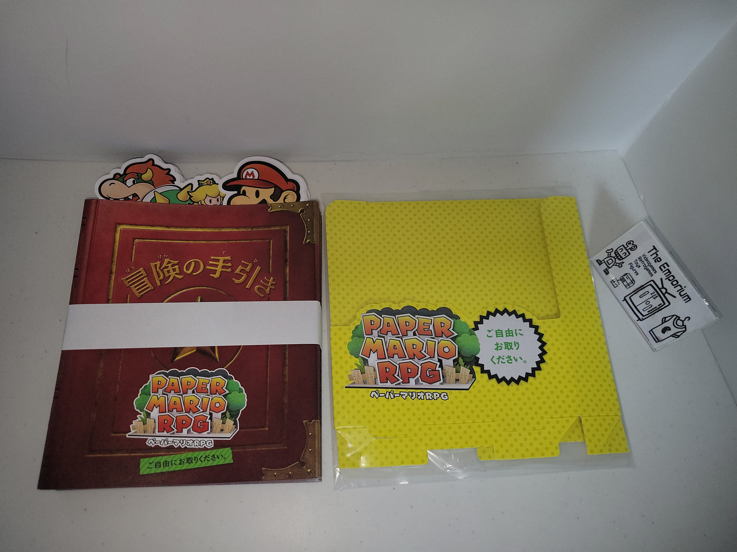 Paper Mario Rpg - Promo Flyer Stand - toy action figure gadgets