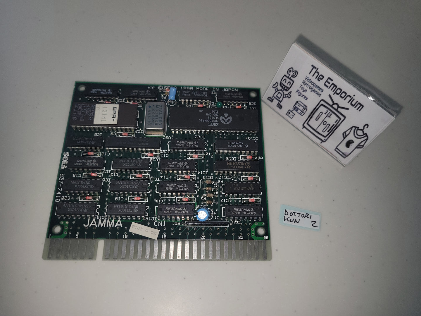 Sega Dottori-Kun Test PCB - Arcade Pcb Printed Circuit Board