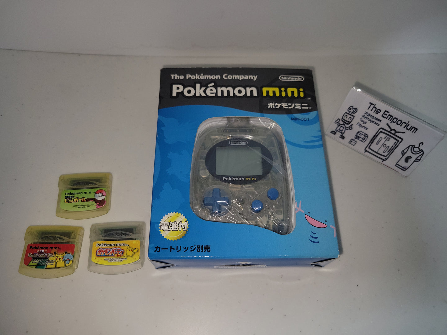 lee - Pokemon Mini Console + 3 softs - toy action figure gadgets