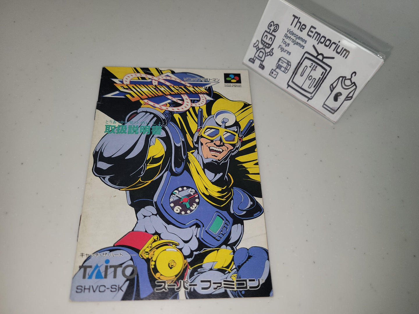 Sonic Blast Man Manual - Nintendo Sfc Super Famicom