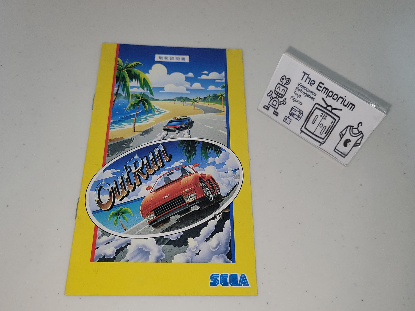 OutRun Manual - Sega MD MegaDrive