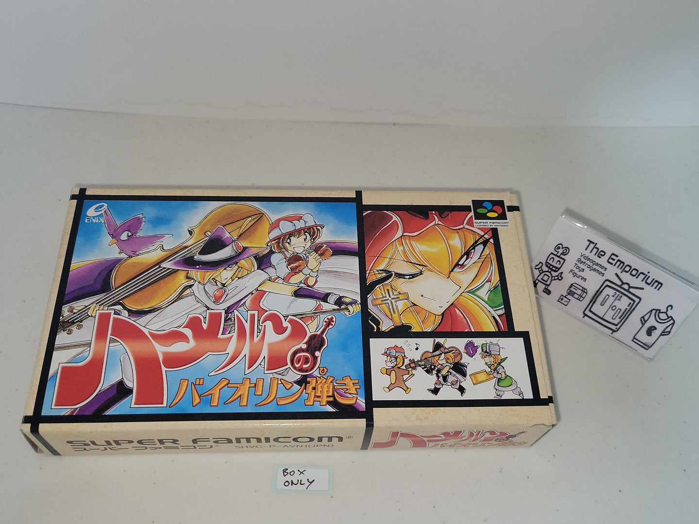 [BOX ONLY] Hamelin no Violin Hiki - Nintendo Sfc Super Famicom