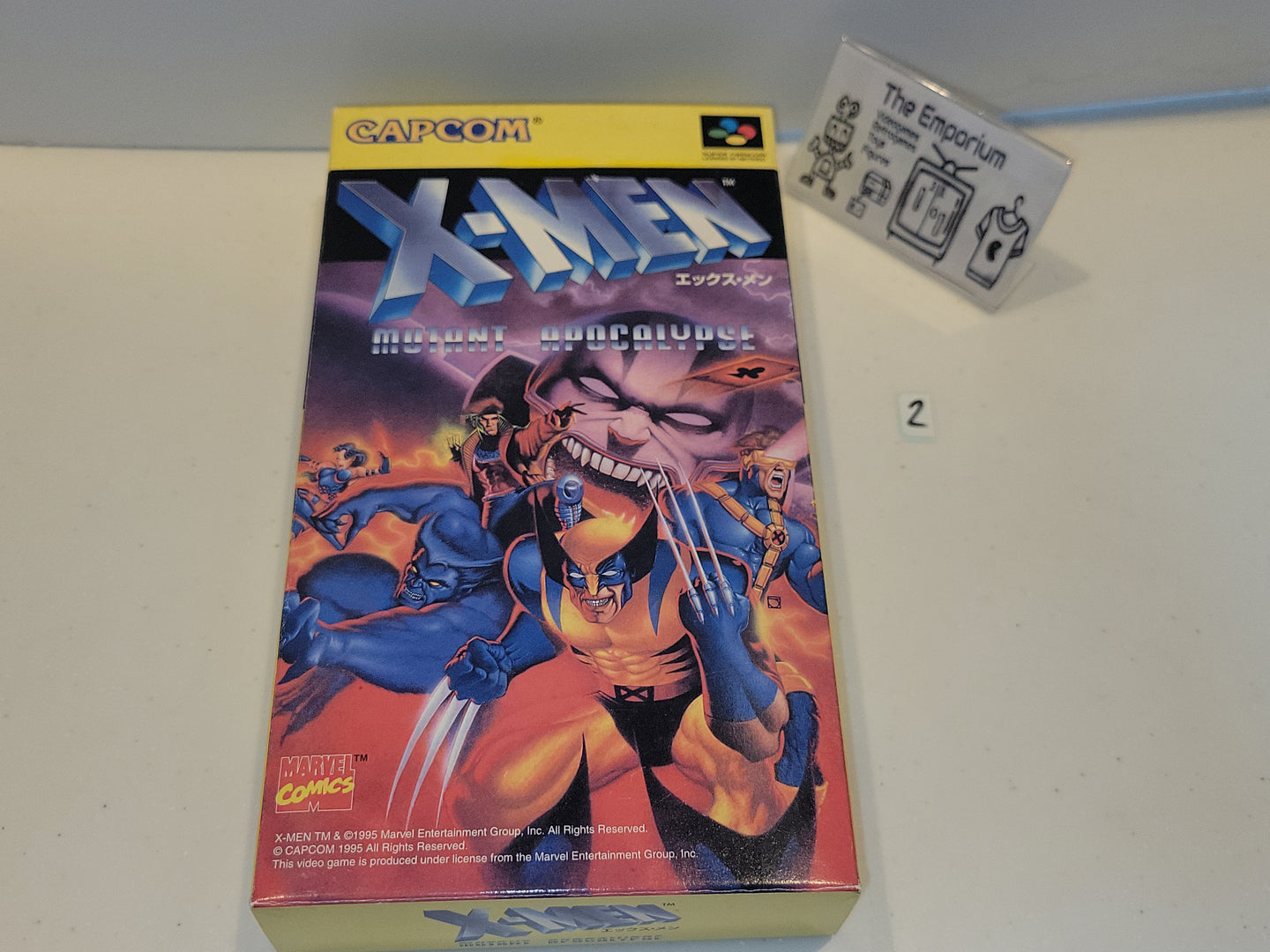 [BOX ONLY] X-men Mutant Apocalypse - Nintendo Sfc Super Famicom