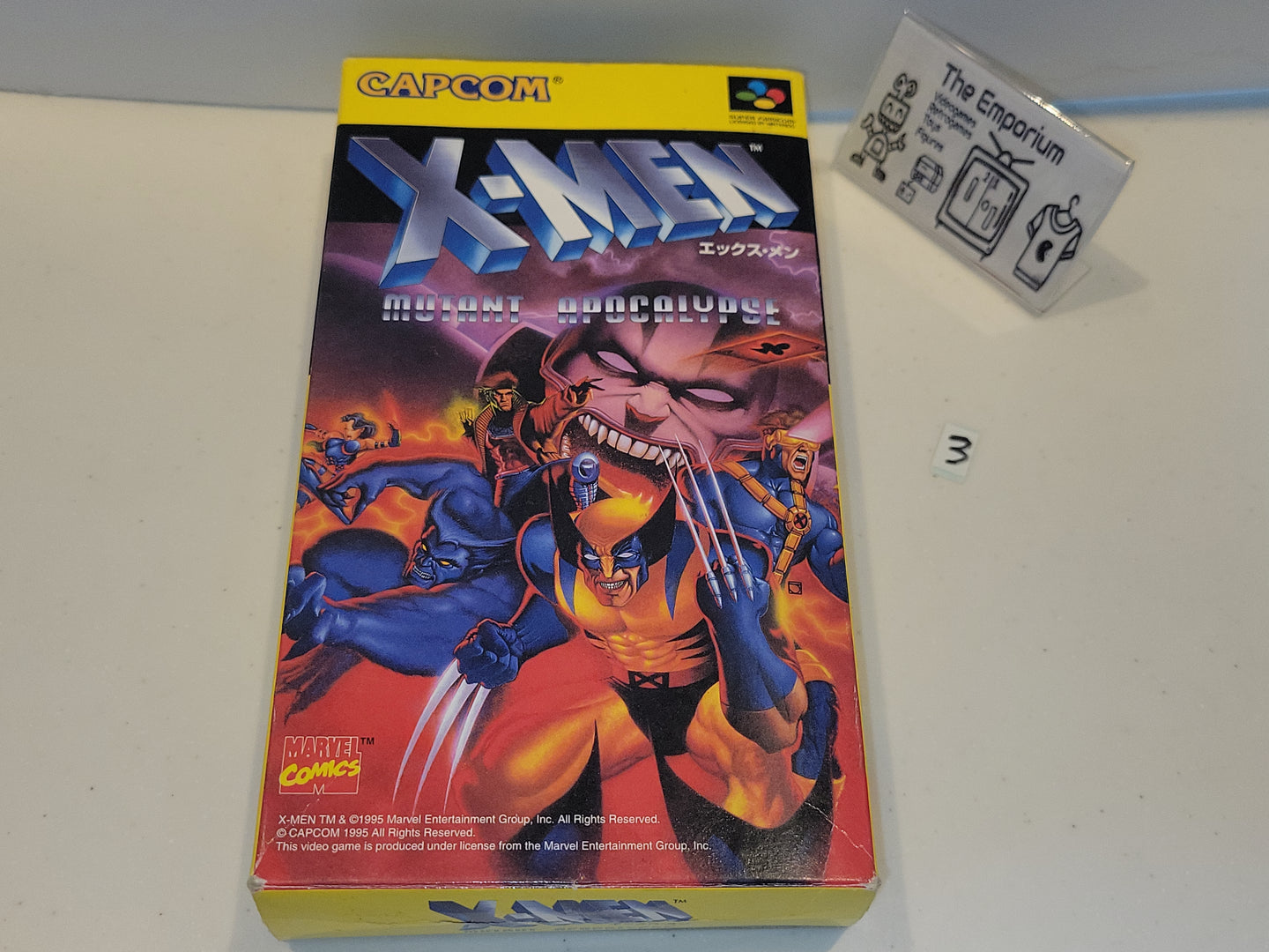 [BOX ONLY] X-men Mutant Apocalypse - Nintendo Sfc Super Famicom