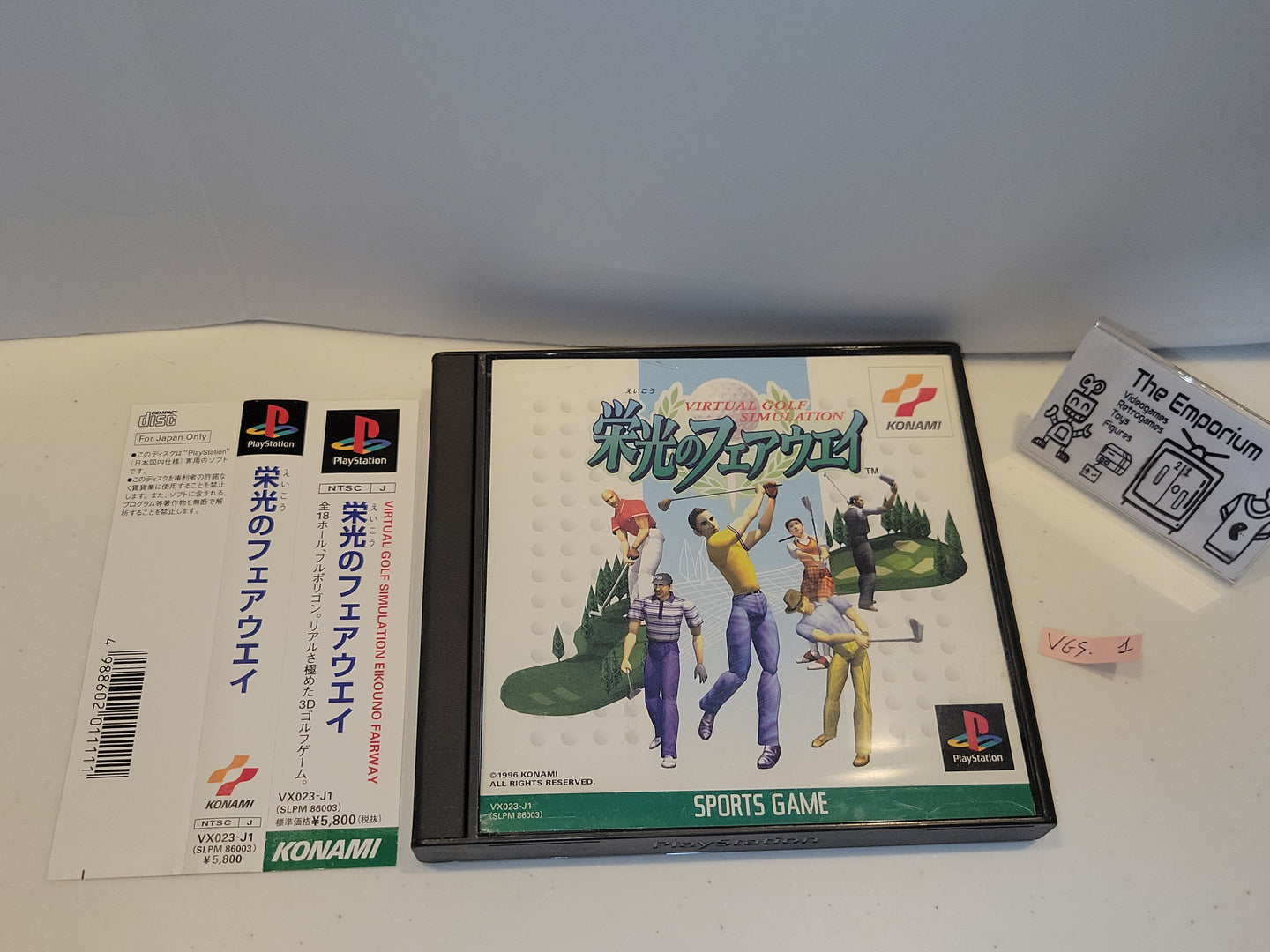 Konami Glorious Fairway - Sony PS1 Playstation