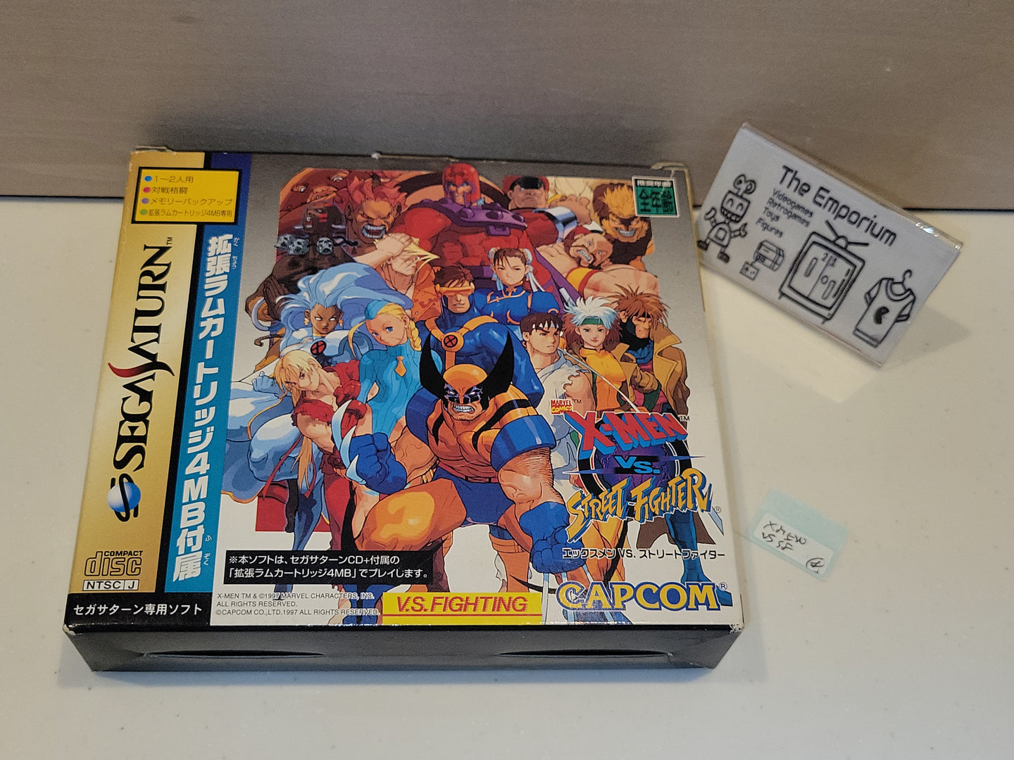Xmen Vs Street Fighter  with RAM (RAM Pack Version) - Sega Saturn SegaSaturn