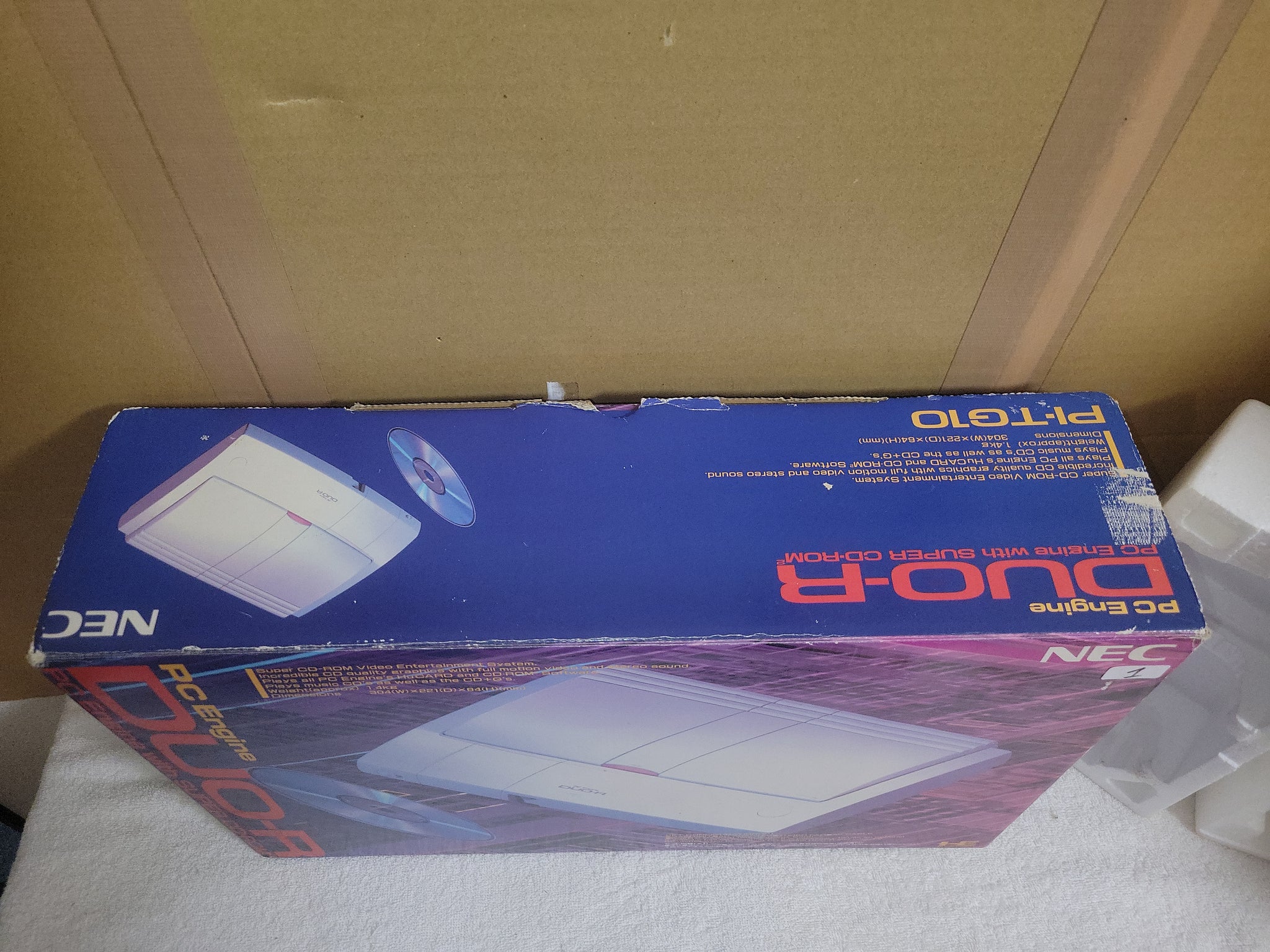 Box Only] Nec Pc Engine Duo R Box - Nec Pce Duo DuoR Pc Engine
