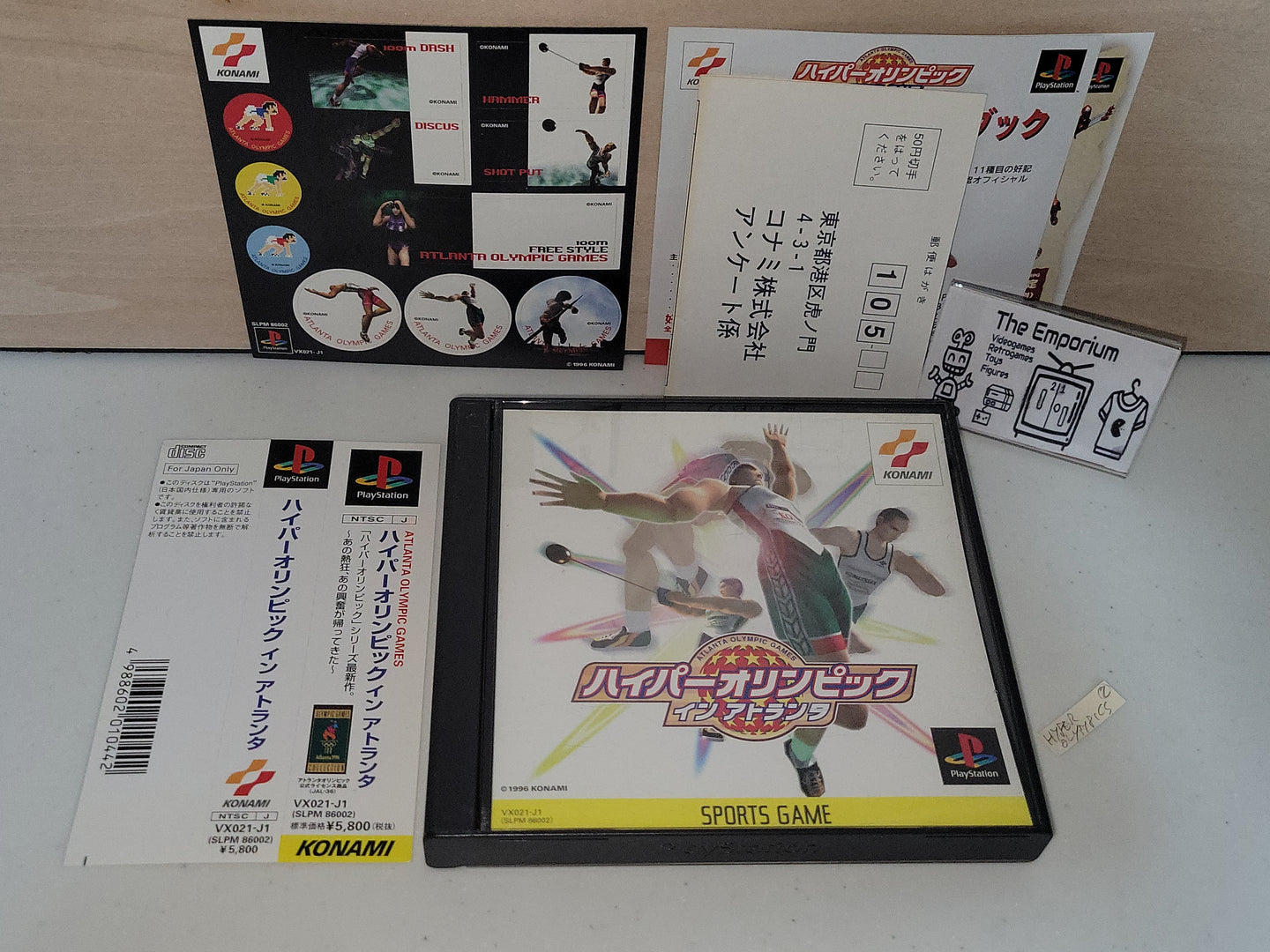 Hyper Olympics in Atlanta - Sony PS1 Playstation