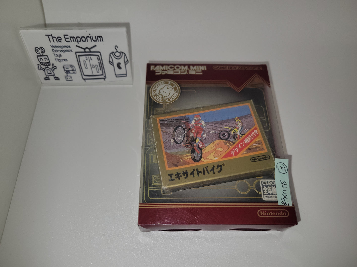 Famicom Mini Series Vol.04: Excite Bike - Nintendo GBA GameBoy Advance