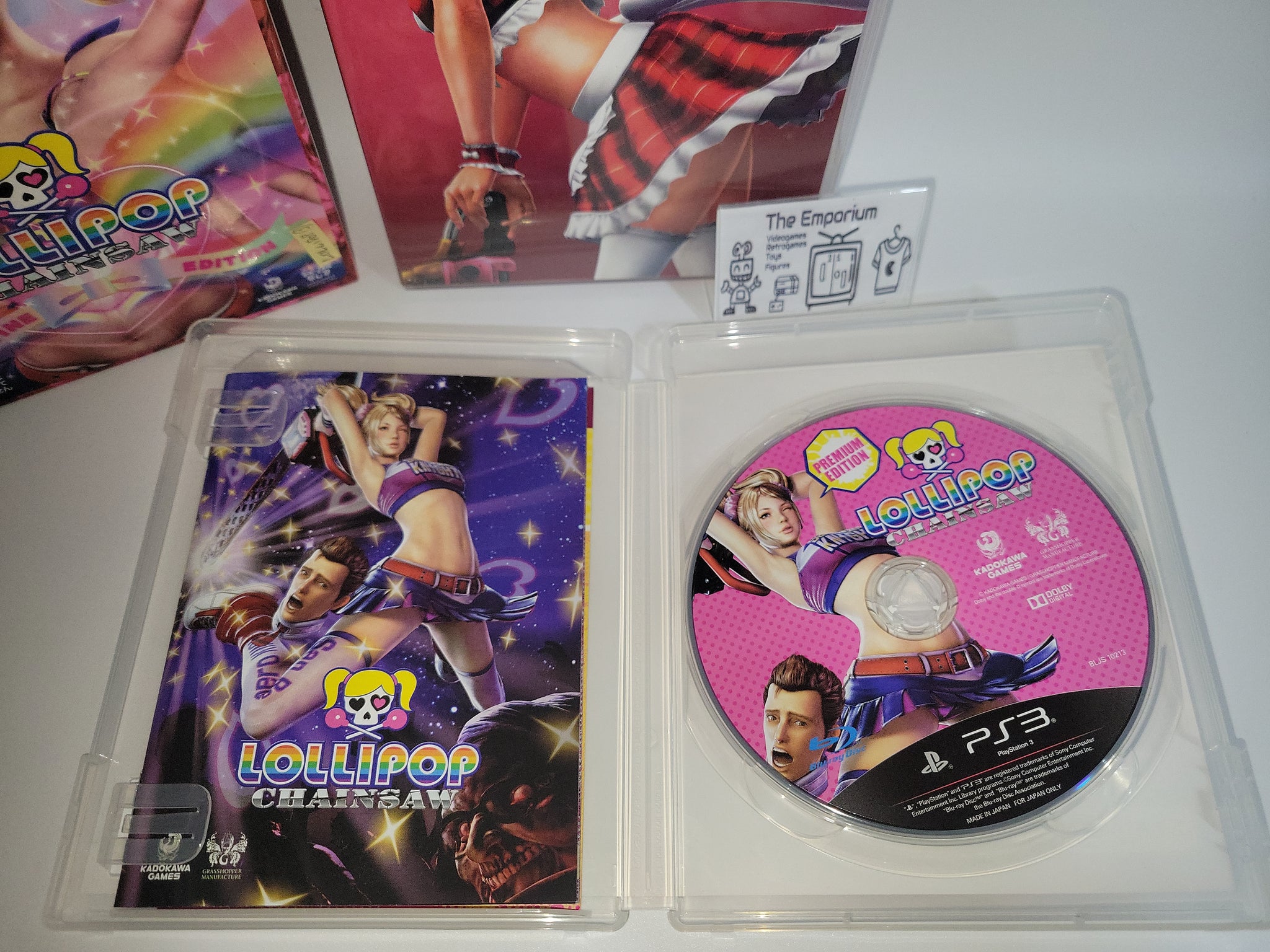 Lollipop Chainsaw - PS3 Cover and Case. NO GAME!!
