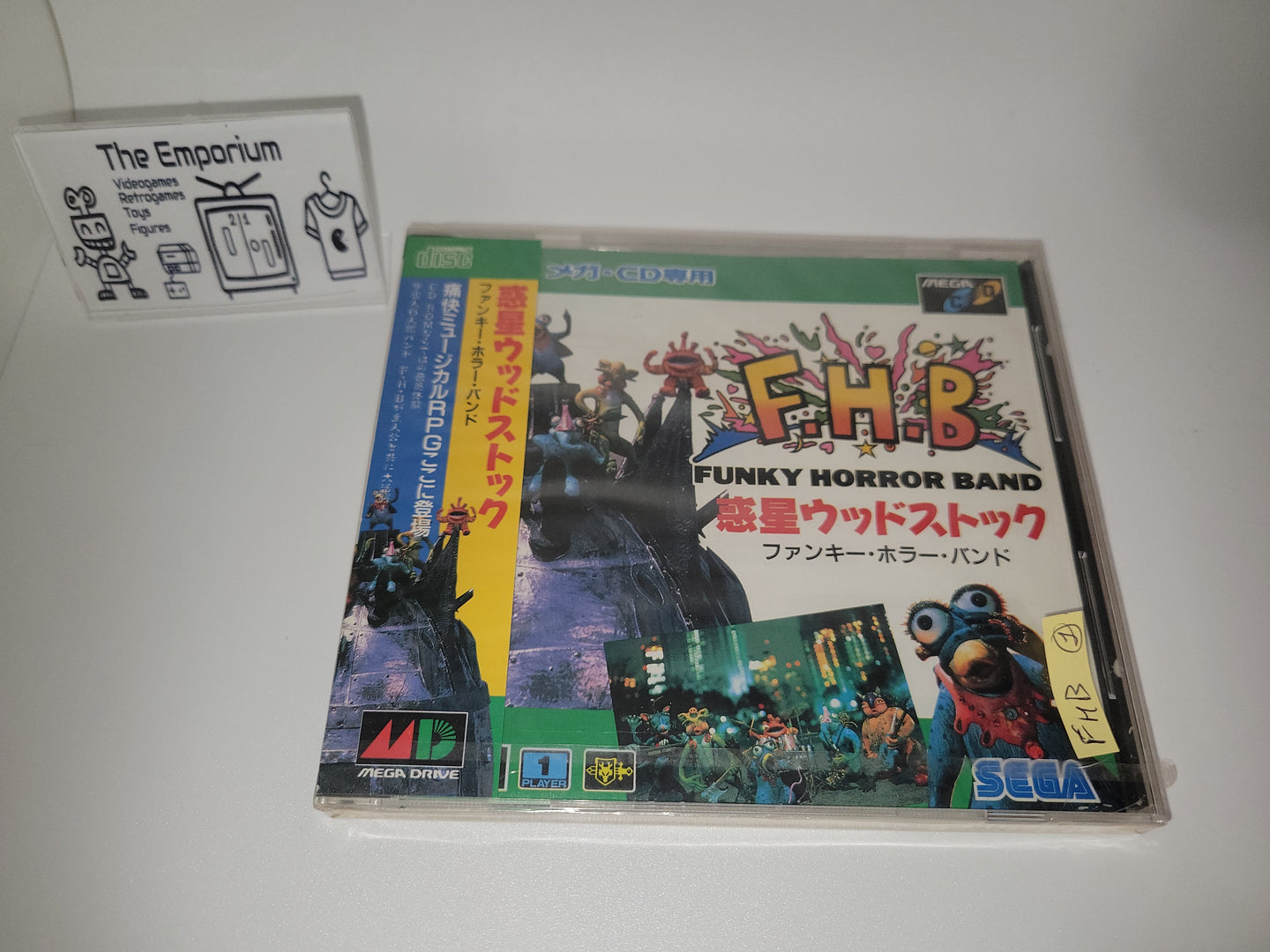 Wakusei Woodstock: Funky Horror Band - Sega MCD MD MegaDrive Mega Cd