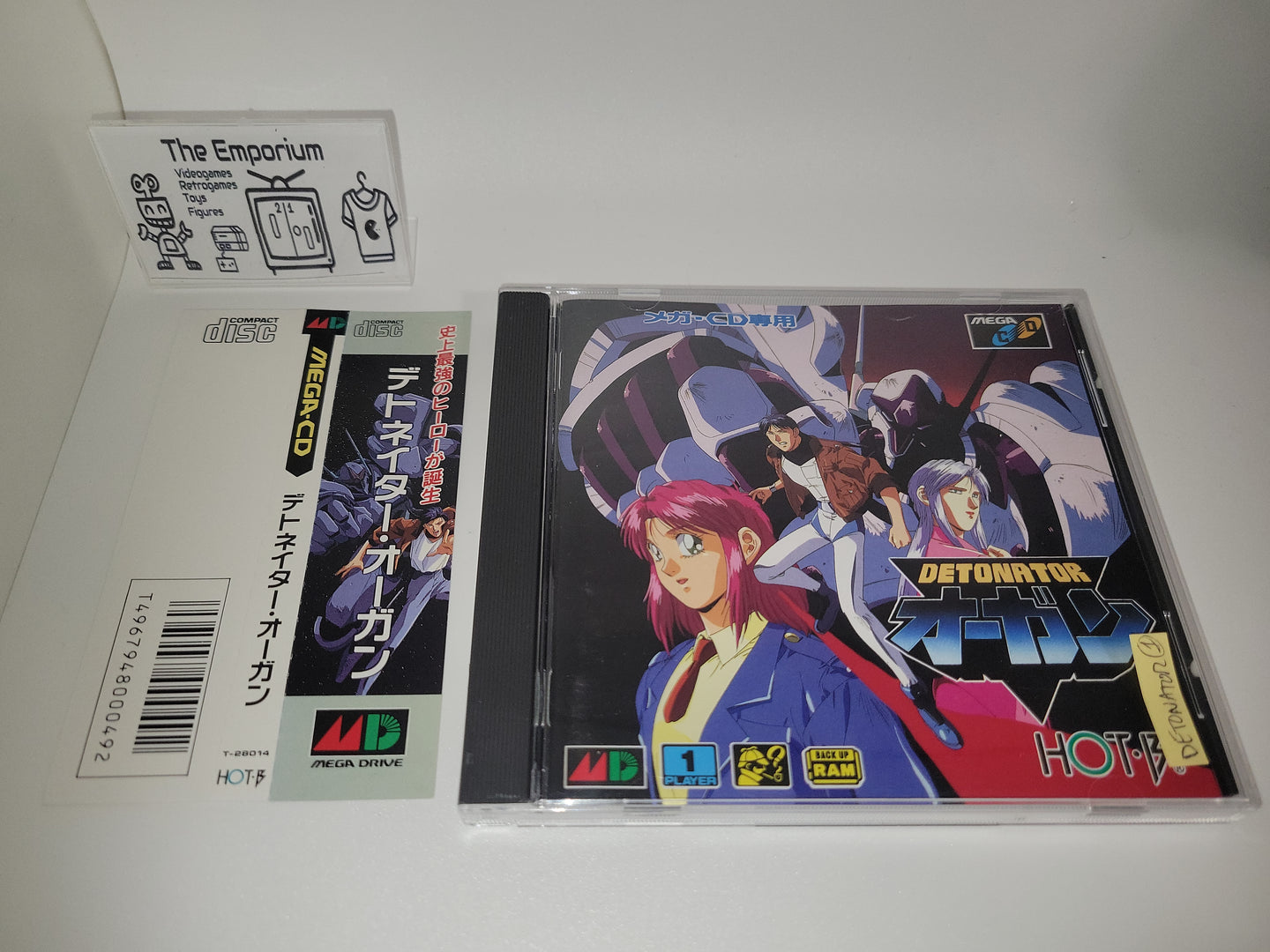 Detonator Orgun - Sega MCD MD MegaDrive Mega Cd