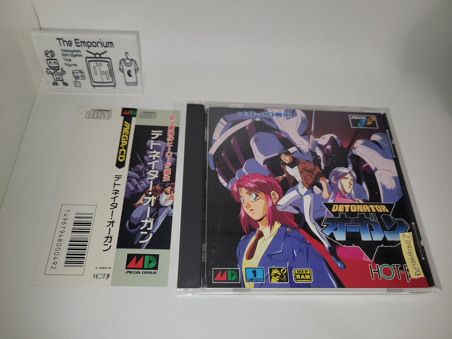 Detonator Orgun - Sega MCD MD MegaDrive Mega Cd