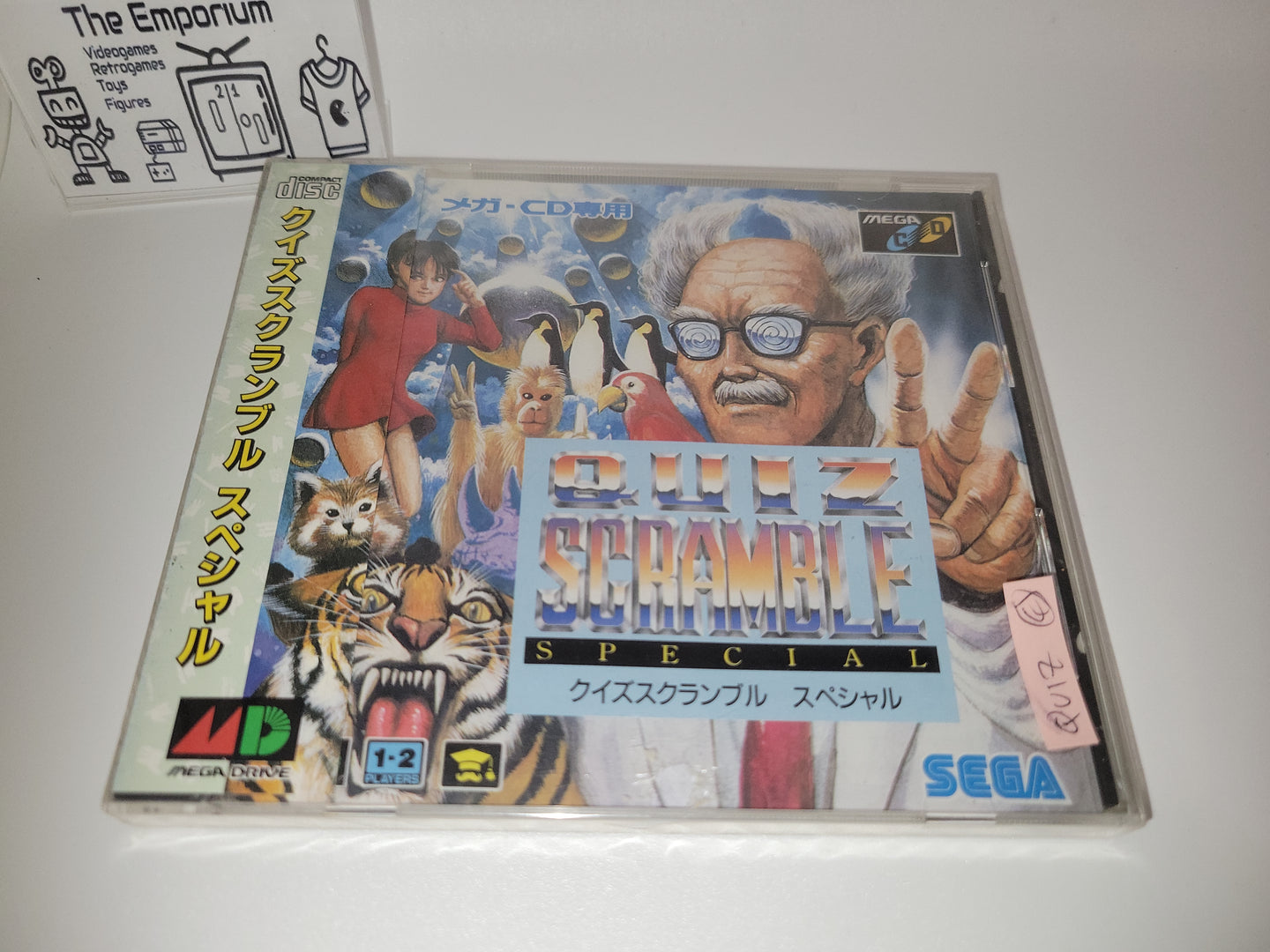 Quiz Scramble Special - Sega MCD MD MegaDrive Mega Cd