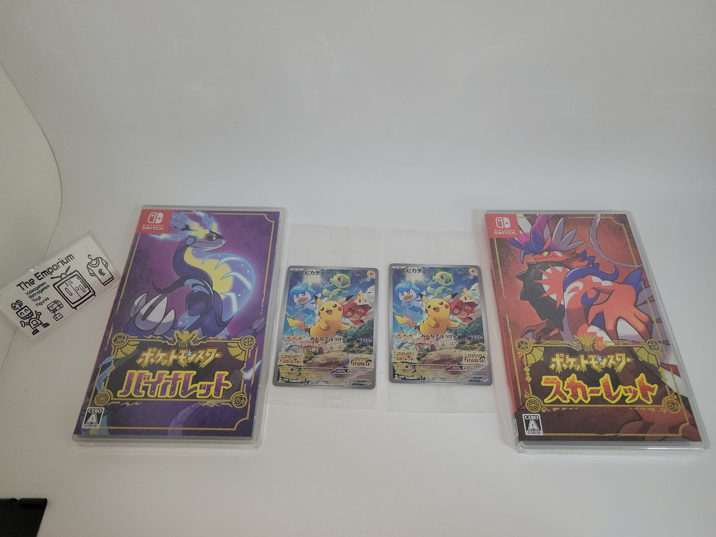 Pokemon Scarlet / Violet set - Nintendo Switch NSW