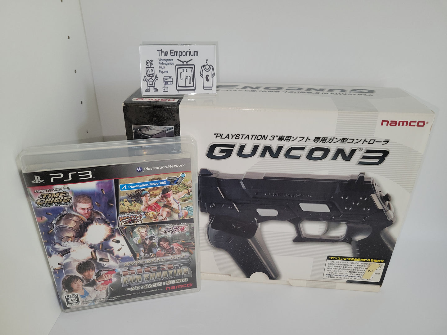 BIG3 Shooting + Guncon 3 Set -  Sony PS3 Playstation 3
