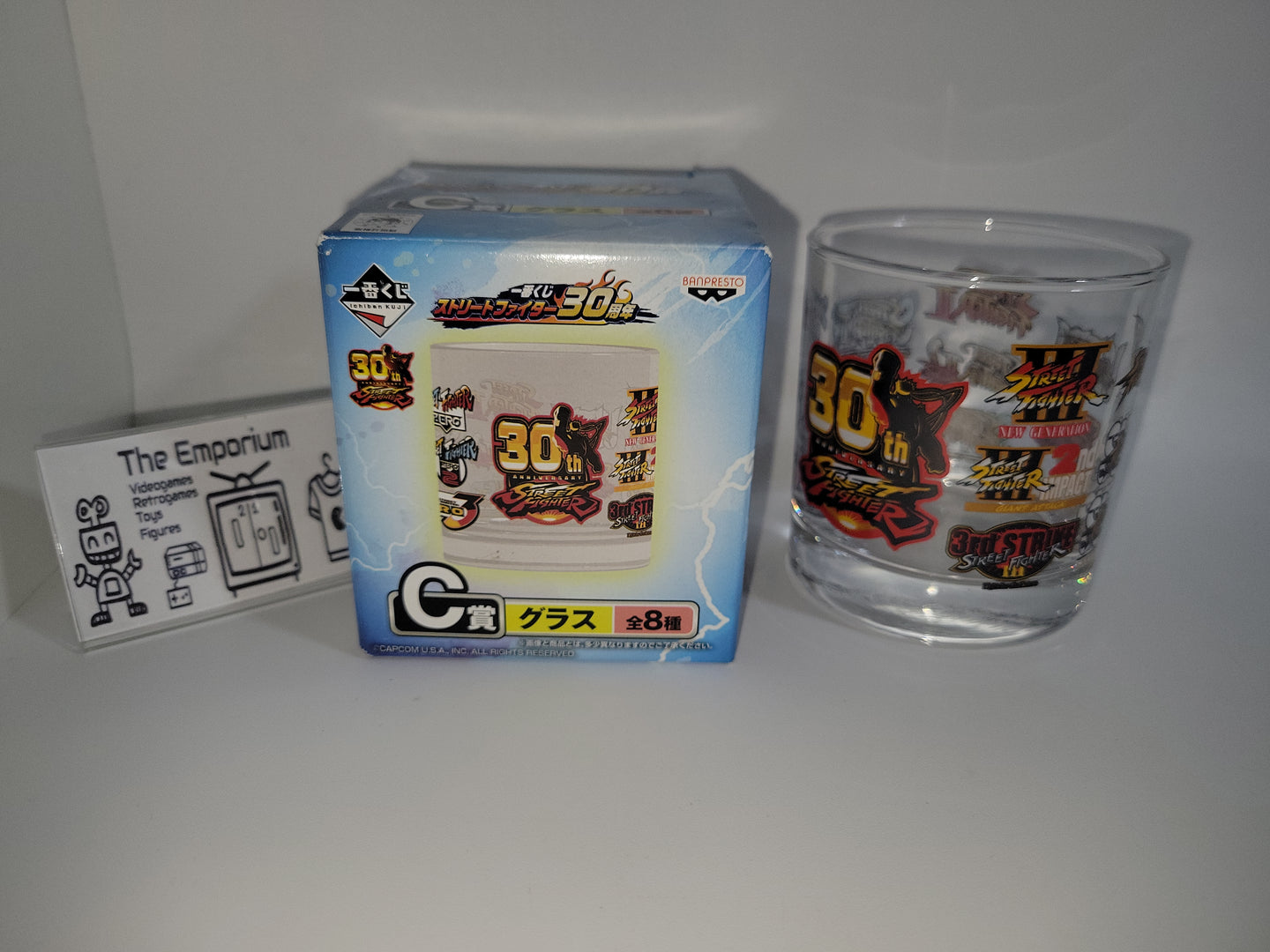 Street fighter 30th anniversary glass - toy action figure gadgets