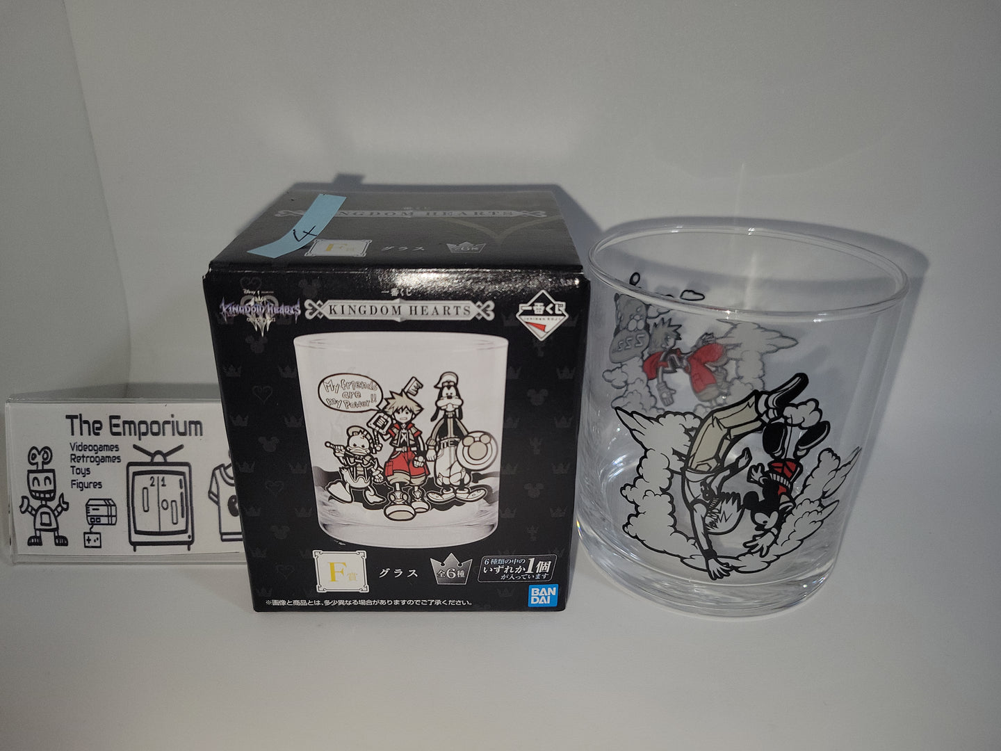 Kingdom Hearts glass (4) - toy action figure gadgets