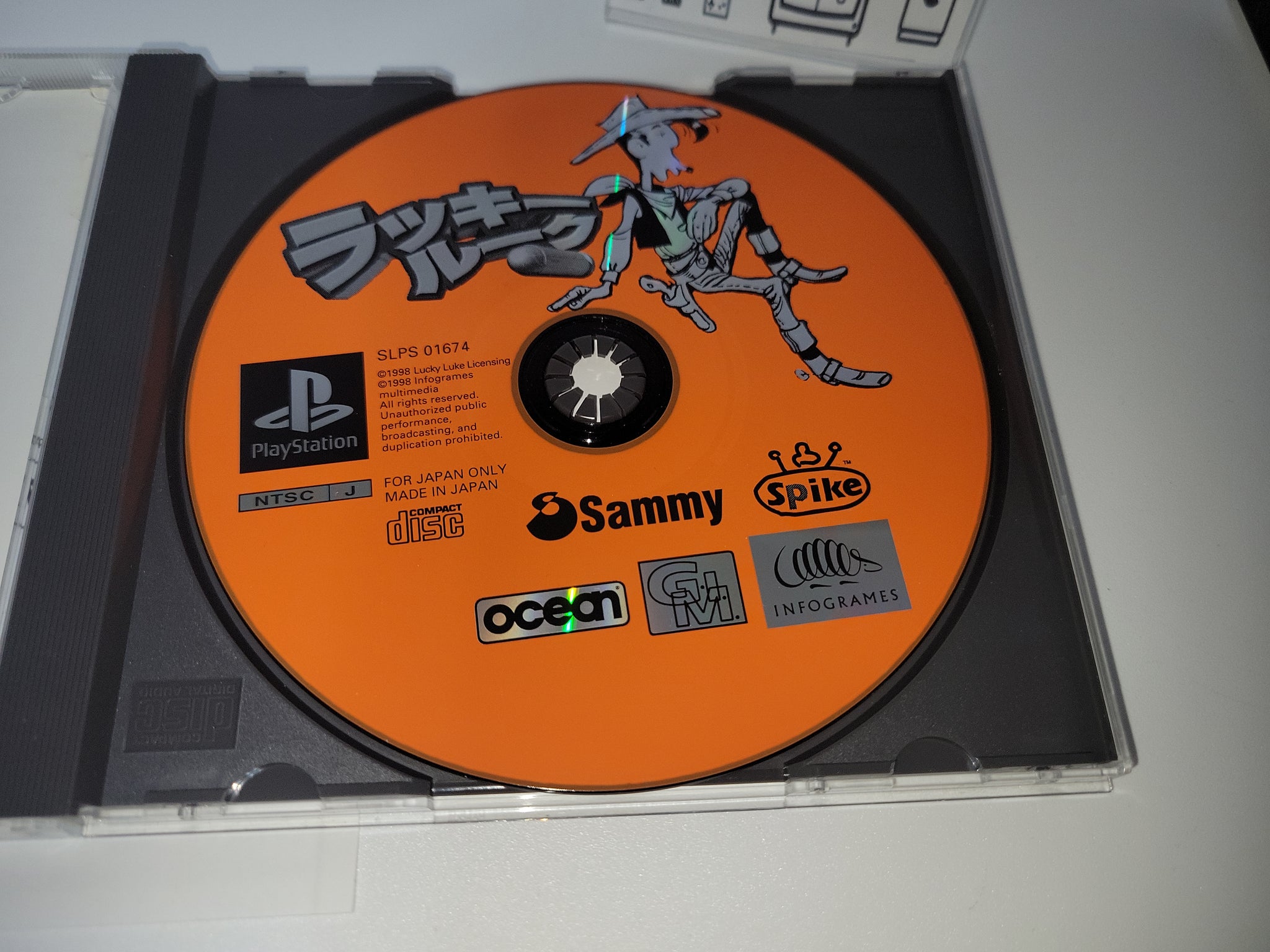 ラッキールーク プレイステーション PS ソニー spike Sammy Lucky Luke - Sony PS1 Playstation – The Emporium RetroGaming Shop