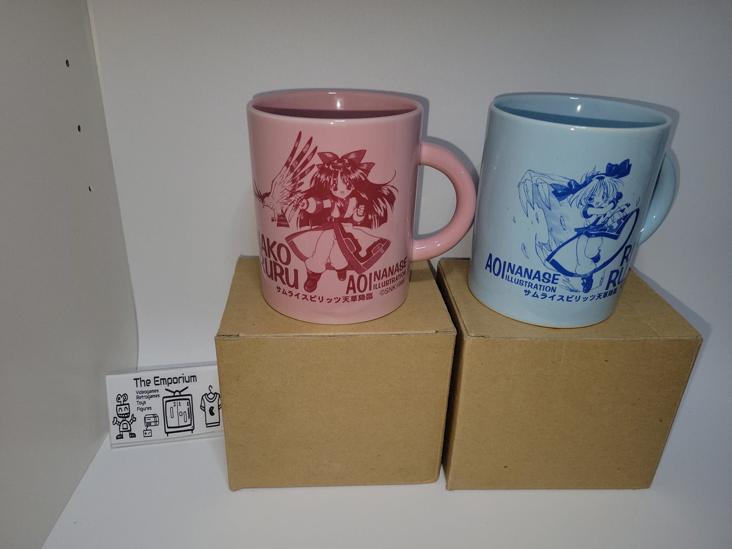 Snk Samurai Spirits Rimururu and Nakoruru Ceramic Cups - toy action figure gadgets