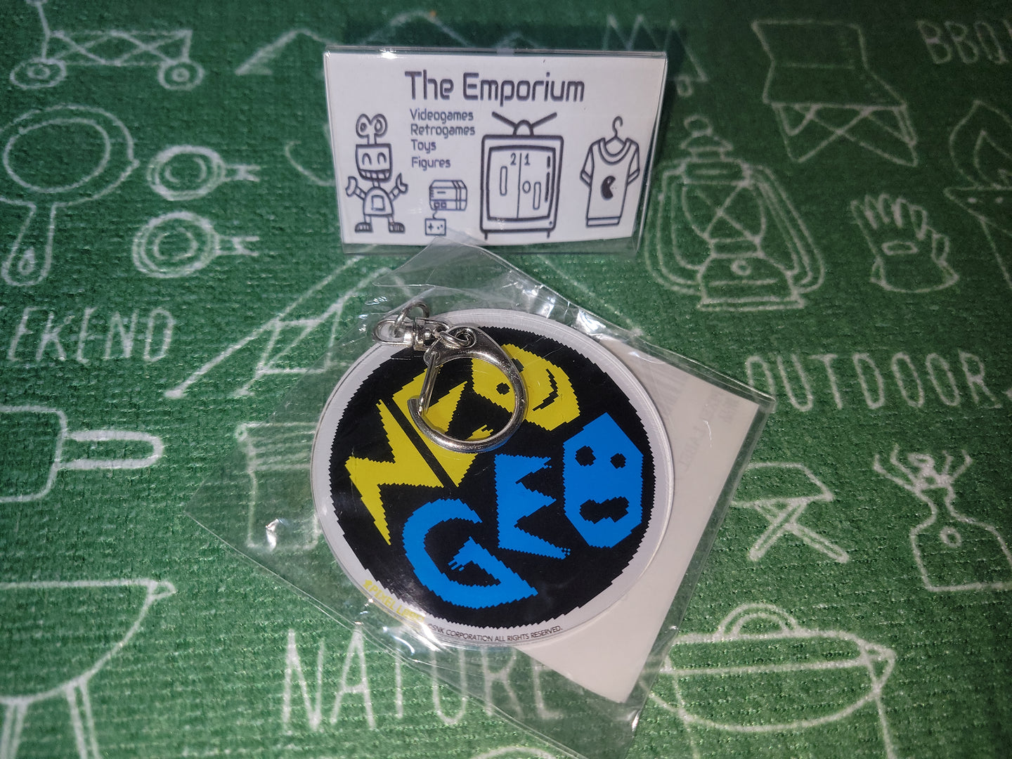 Snk Neo-Geo Logo Keychain - toy action figure gadgets